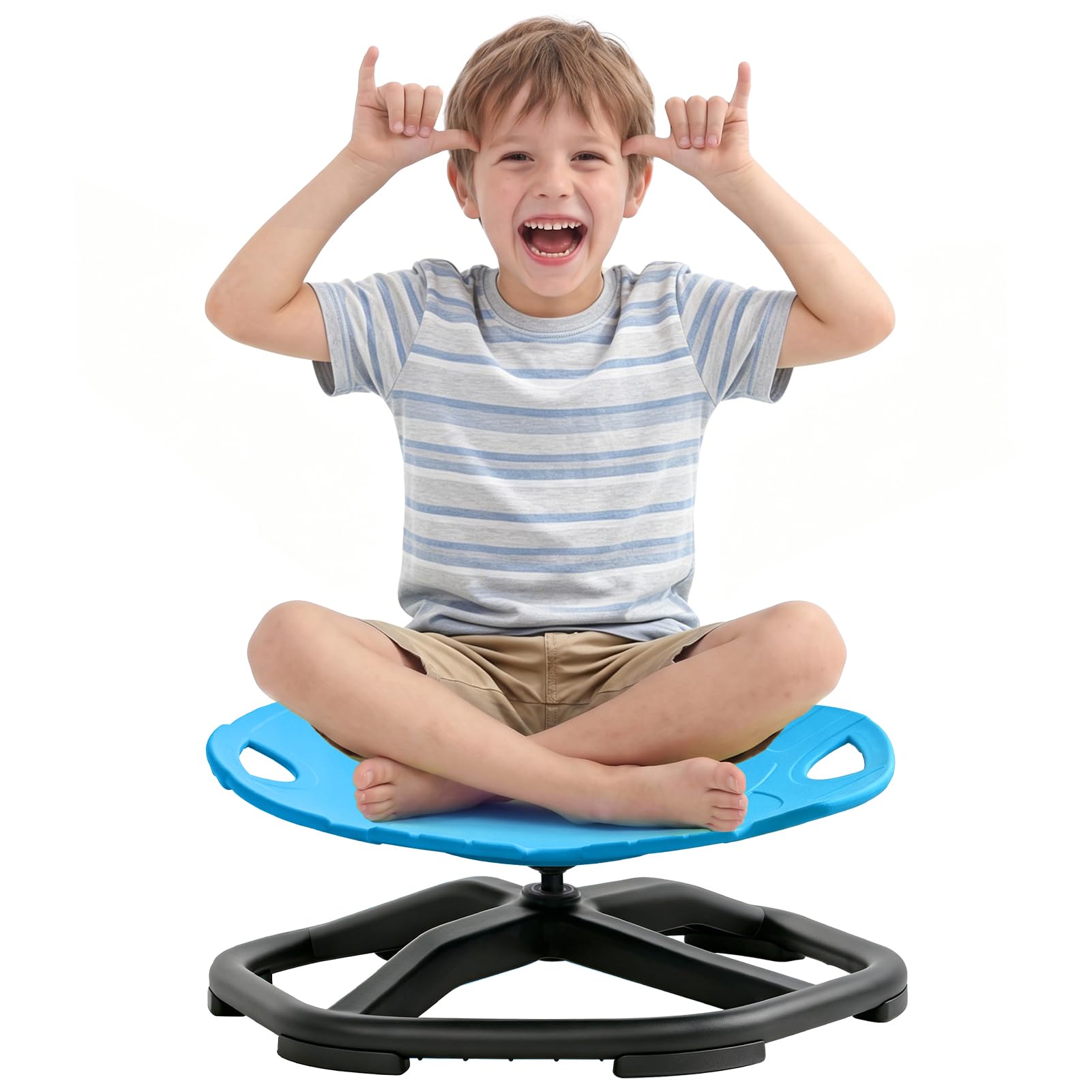 BEJOY Silla giratoria sensorial para autismo, silla giratoria para niños, juguetes sensoriales para autismo para niños pequeños, equipo sensorial para autismo para entrenamiento de coordinación física
