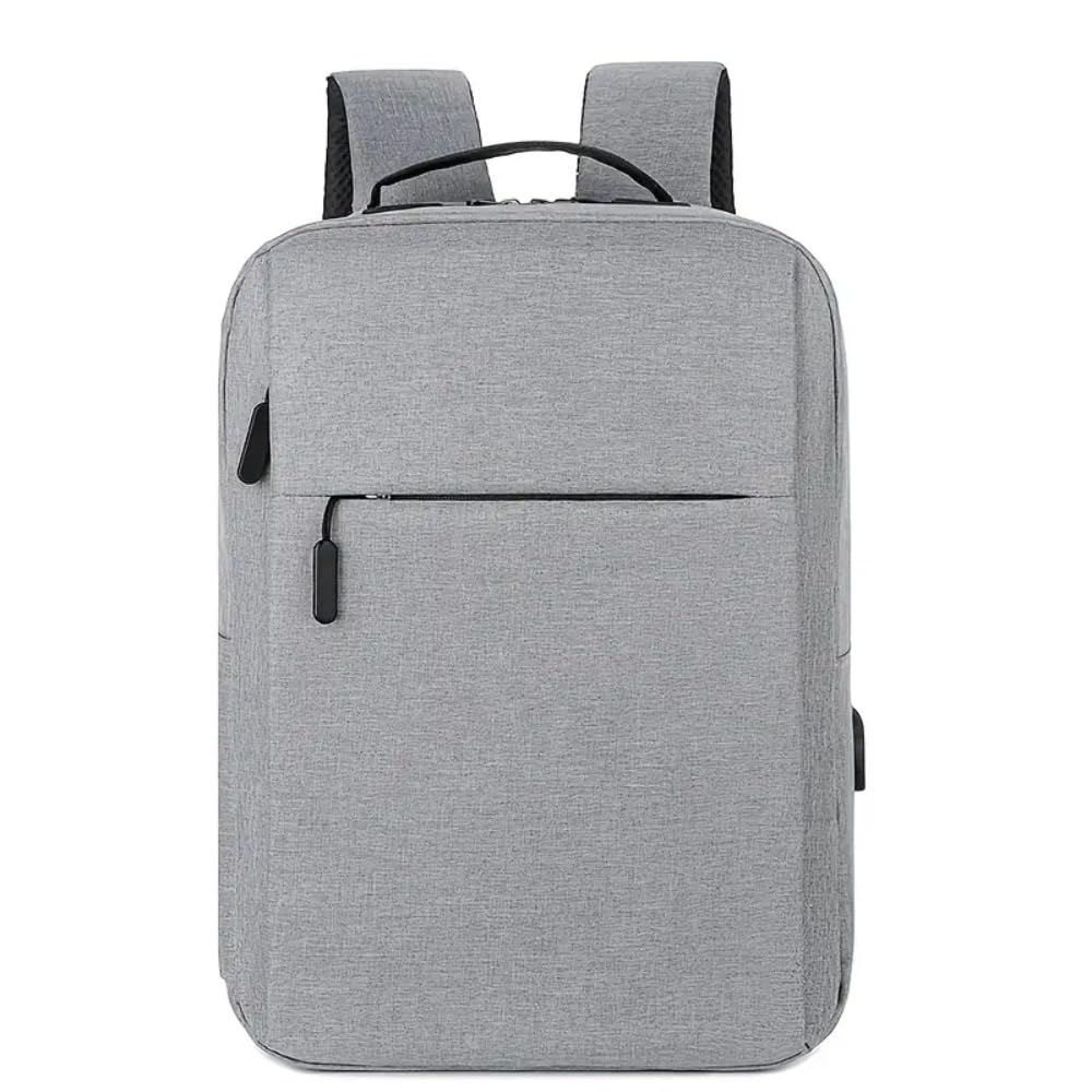 Laptop Backpack for Men & Women – Travel Computer Bag with USB Charging Port, Water-Resistant College School Backpack Fits 15.6 Inch Laptop – Business Work Bag, Anti-Theft Design