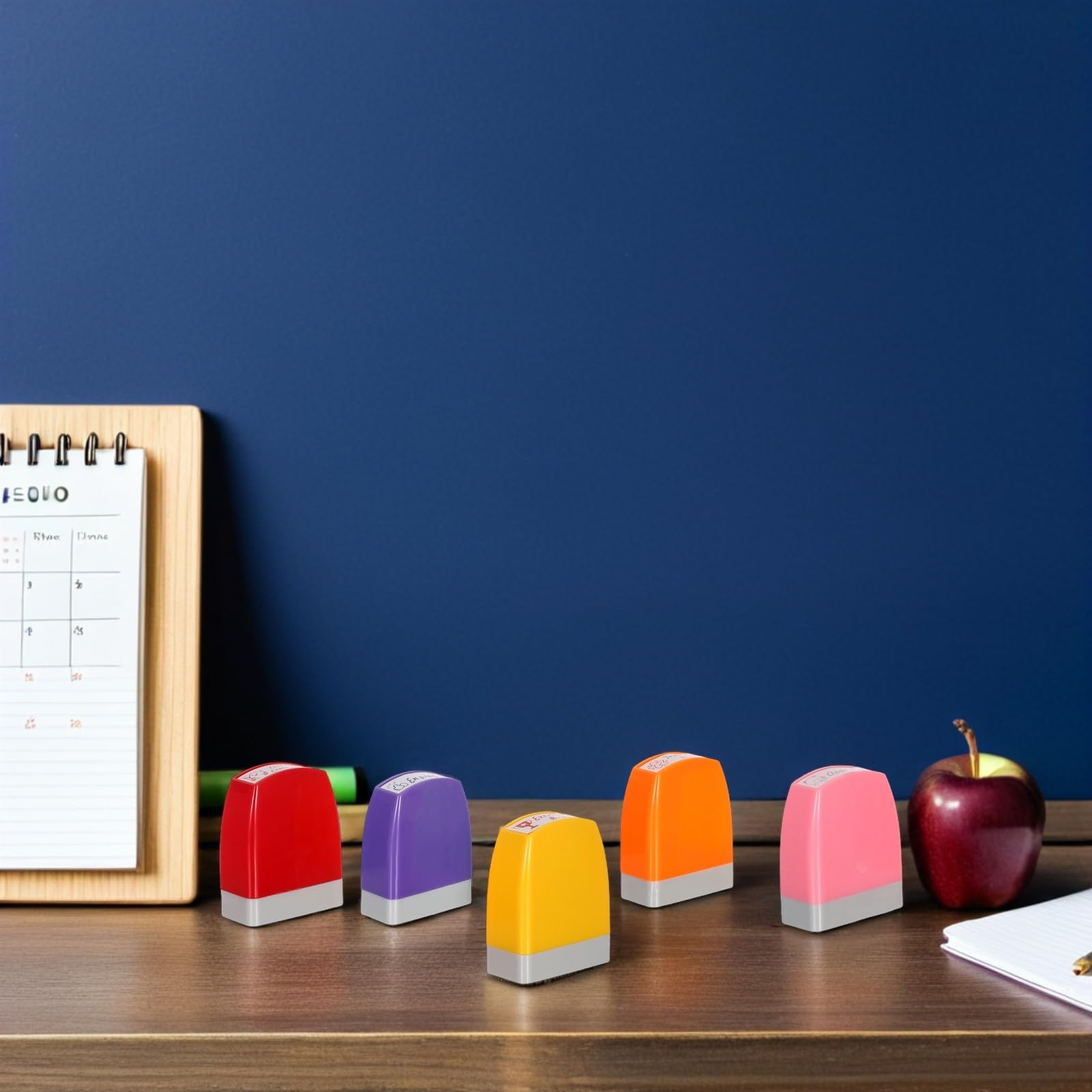 2 set di timbri per insegnanti, autoinchiostranti, motivazionali, incoraggianti, per insegnanti, apprezzamento, regalo, compiti in classe, test, comportamento degli studenti, ricompensa,