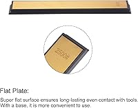 Vista 4 de uxcell Piedra de afilar de diamante, 6 x 0.8 pulgadas (5.906 in x 0.787 in) 2500 granos de titanio recubierto de titanio afilador de piedra