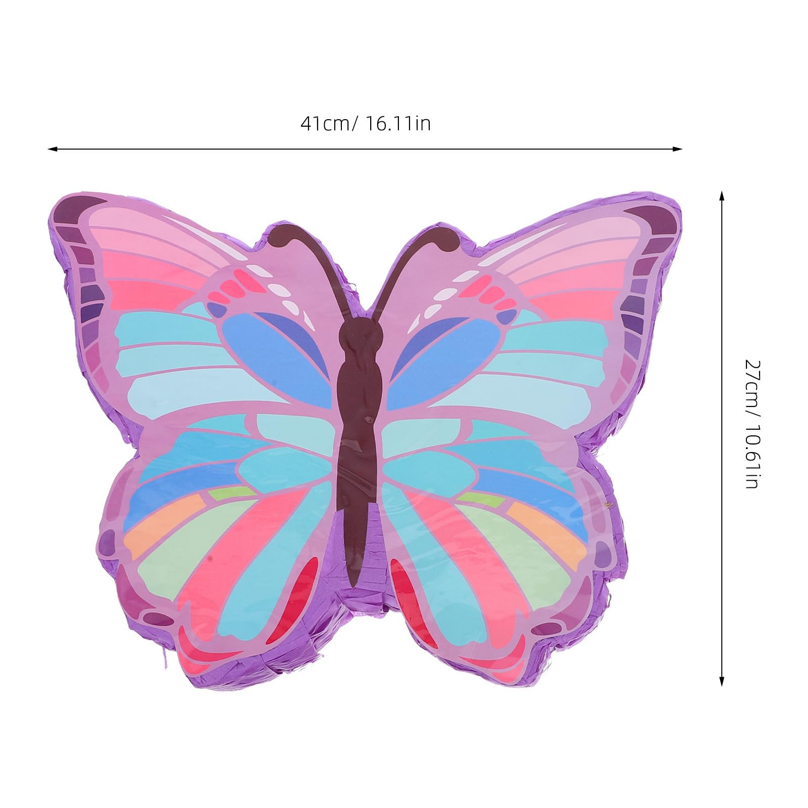 Anneome Piñata y Colores Vibrantes Diseño Único con Diseño de Insecto en Papel Seguro Incluye Palo para Fiesta Infantil para Celebración de Niñas