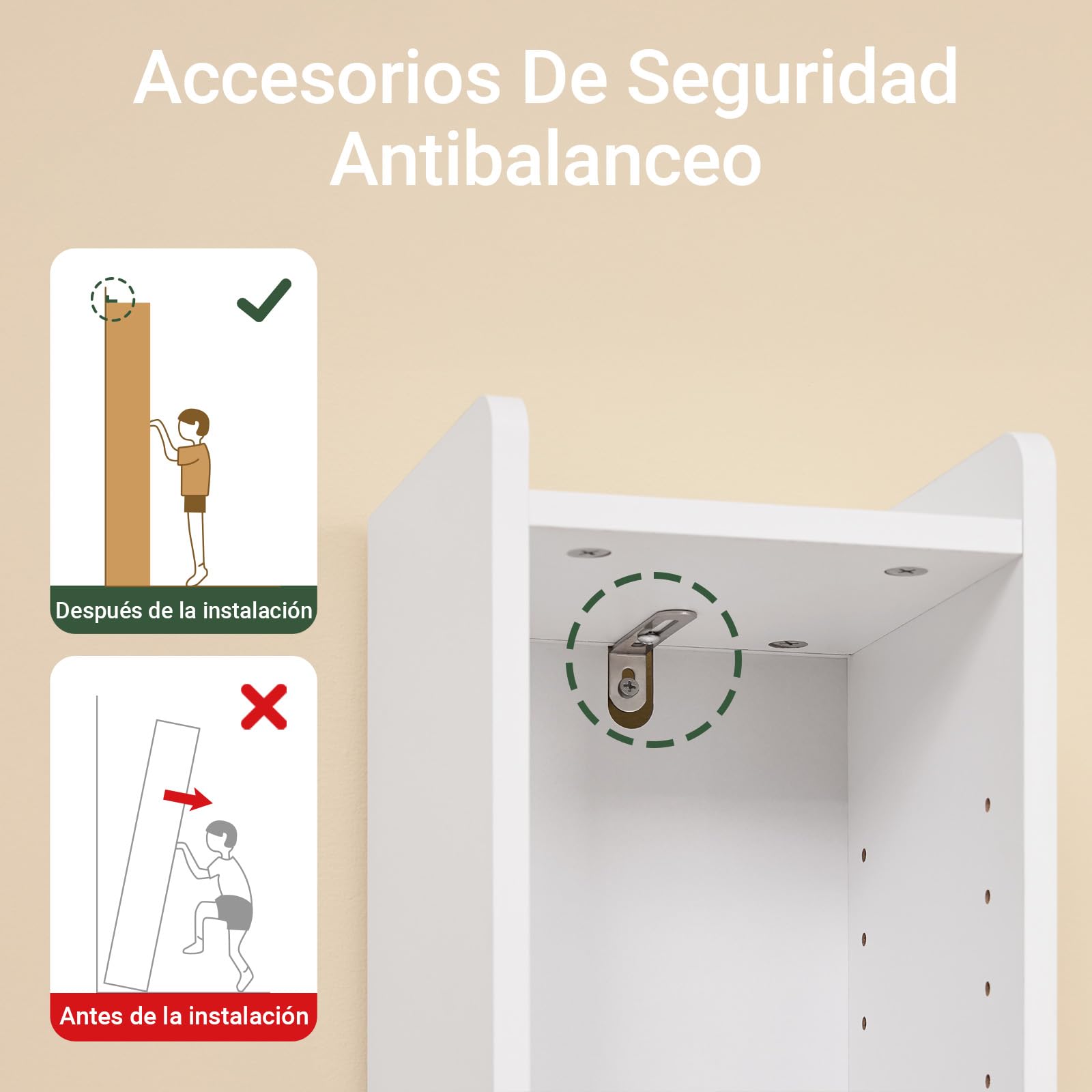 SoBuy Mueble Baño con Puerta y Cajón Estantería Multiusos 20x20x145cm | Armario Baño Estrecho, Columna Alta Mueble Auxiliar, Armario Almacenaje para Espacios Pequeños BZR34-K-W