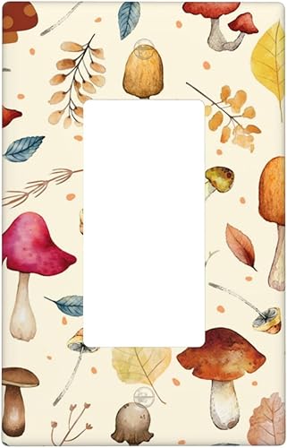 Miniatura 87 de Placas de pared para receptáculo de dispositivo dúplex de 1 banda, cubiertas de toma de corriente azul retro onduladas, cubiertas decorativas para