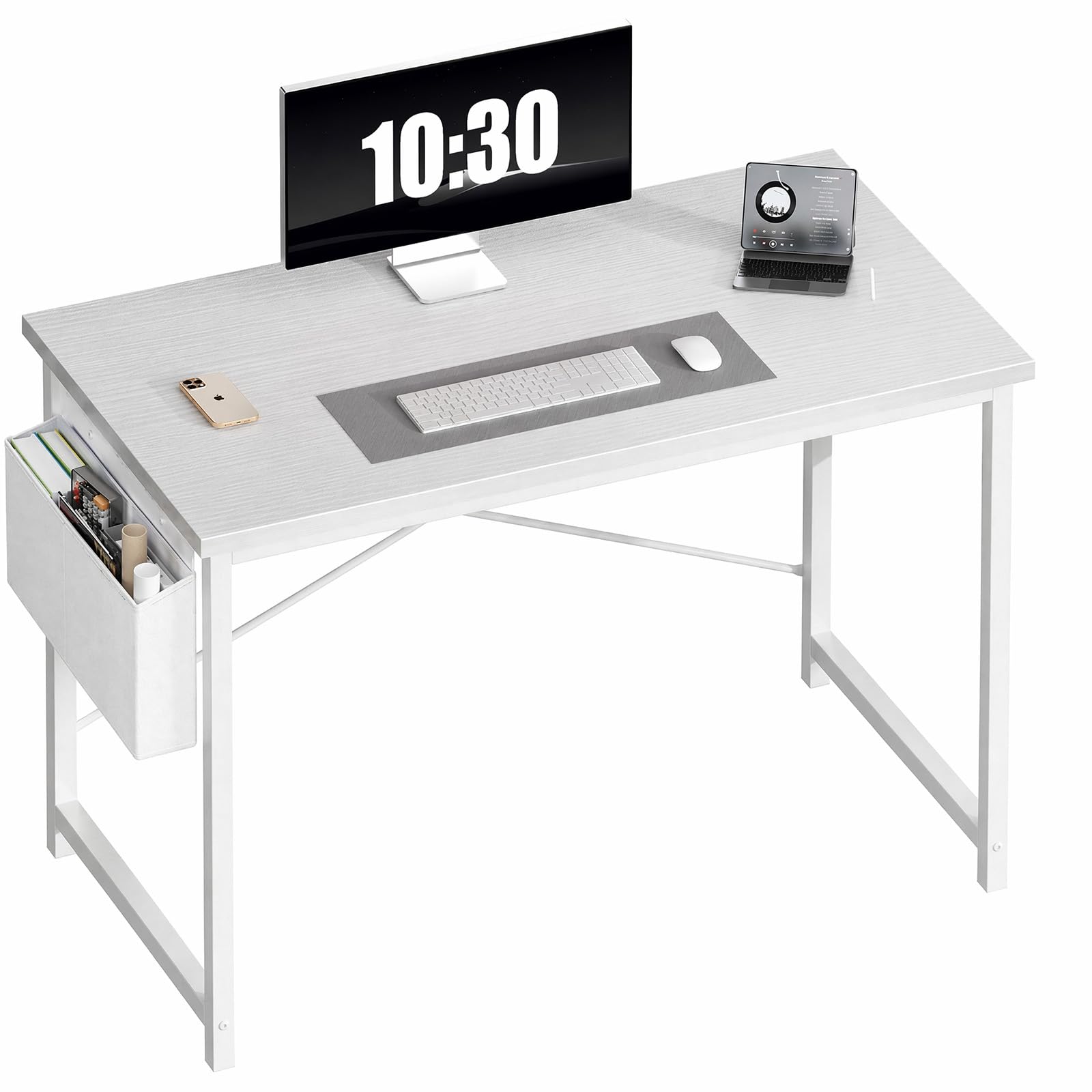 OLIXIS Computer Desk, 44 Inch Gaming Desks for Home Office Small Spaces