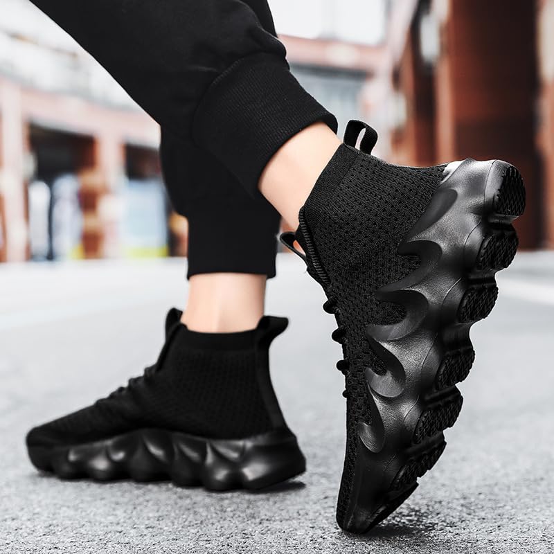 Y2K Mesh Flame Pattern Lightweight Thick Sole Sneakers for Women Stylish Casual Outdoor Sports Shoes for All Season Streetwear with Shock Absorbing Sole and Bold Design2