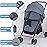 Mosquito Net for Stroller 2Pack - Protective Baby Mosquito Bug Net for Strollers, Bassinets, Cradles, Playards, Pack N Plays and Portable Mini Crib (Navy)