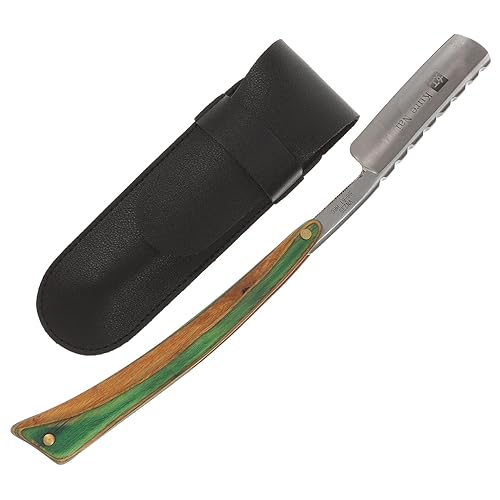 MERRYHAPY Mens Razors Straight Blade Men Razor Bald Shavers for Straight Barber Razor Maquina De Afeitar Para Hombre Straight Shave Shaving Razor