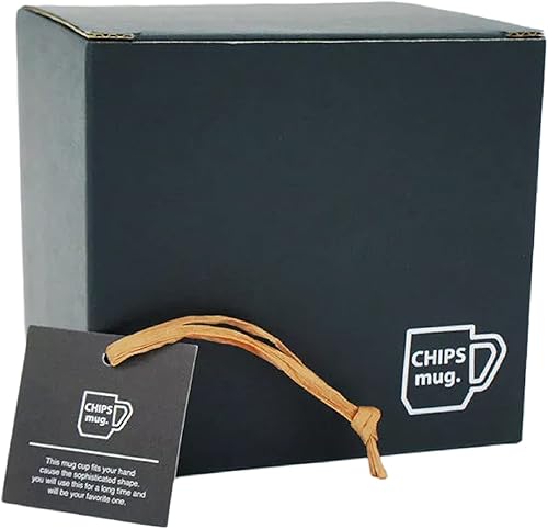 Miniatura 4 de Chips Japan - Taza de café de cerámica, taza de té, 12 onzas, apta para lavavajillas y microondas (blanco)