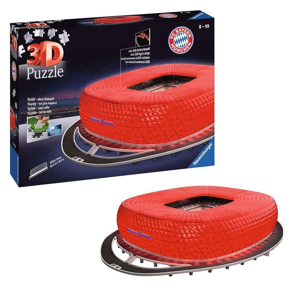 Ravensburger 3D パズル  FCバイエルン・ミュンヘン Ravensburger 3D パズル FCバイエルン・ミュンヘン Amazon.com