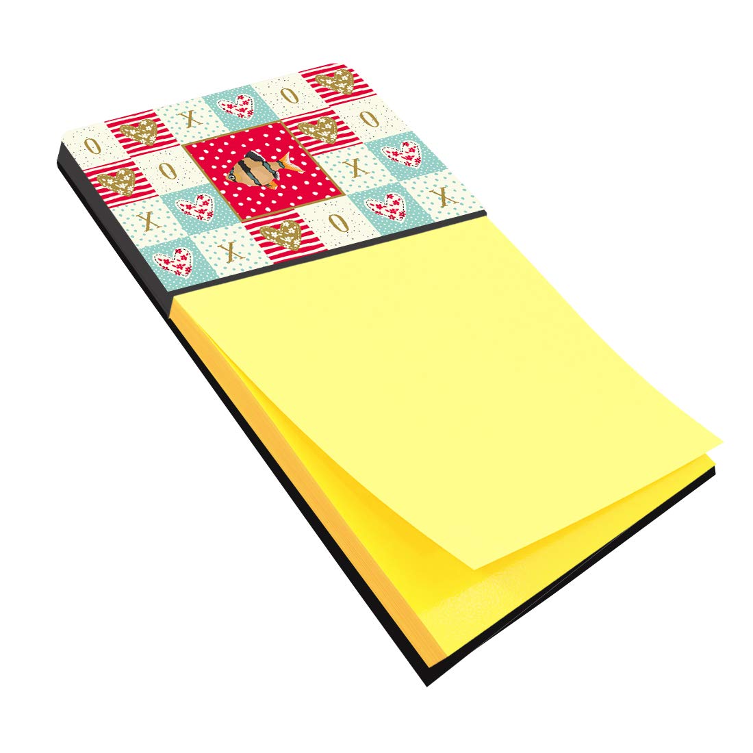 Caroline's Treasures CK5499SN Tiger Barb Love Sticky Note Holder, Large, Multicolor