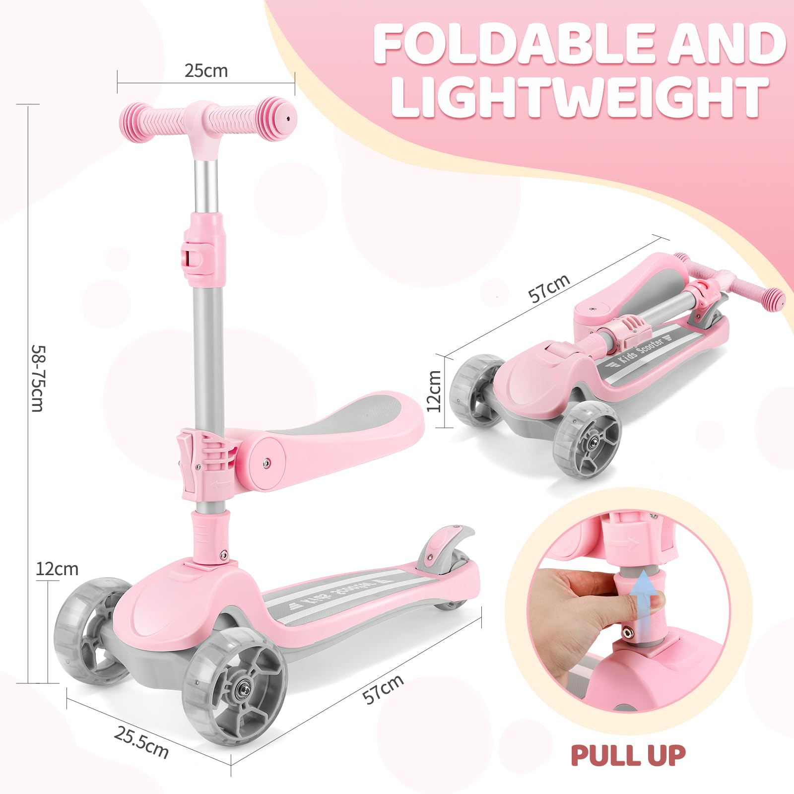 ZAZA Home kinderscooter met 16''/20'' luchtbanden, scooter, scooter, in ZAZA Home kinderscooter met 16''/20'' luchtbanden, scooter, scooter, in