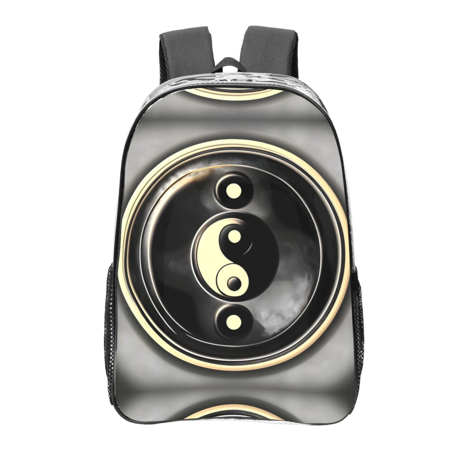 Sac à dos transparent noir avec poches pour simplifier vos trajets - 8