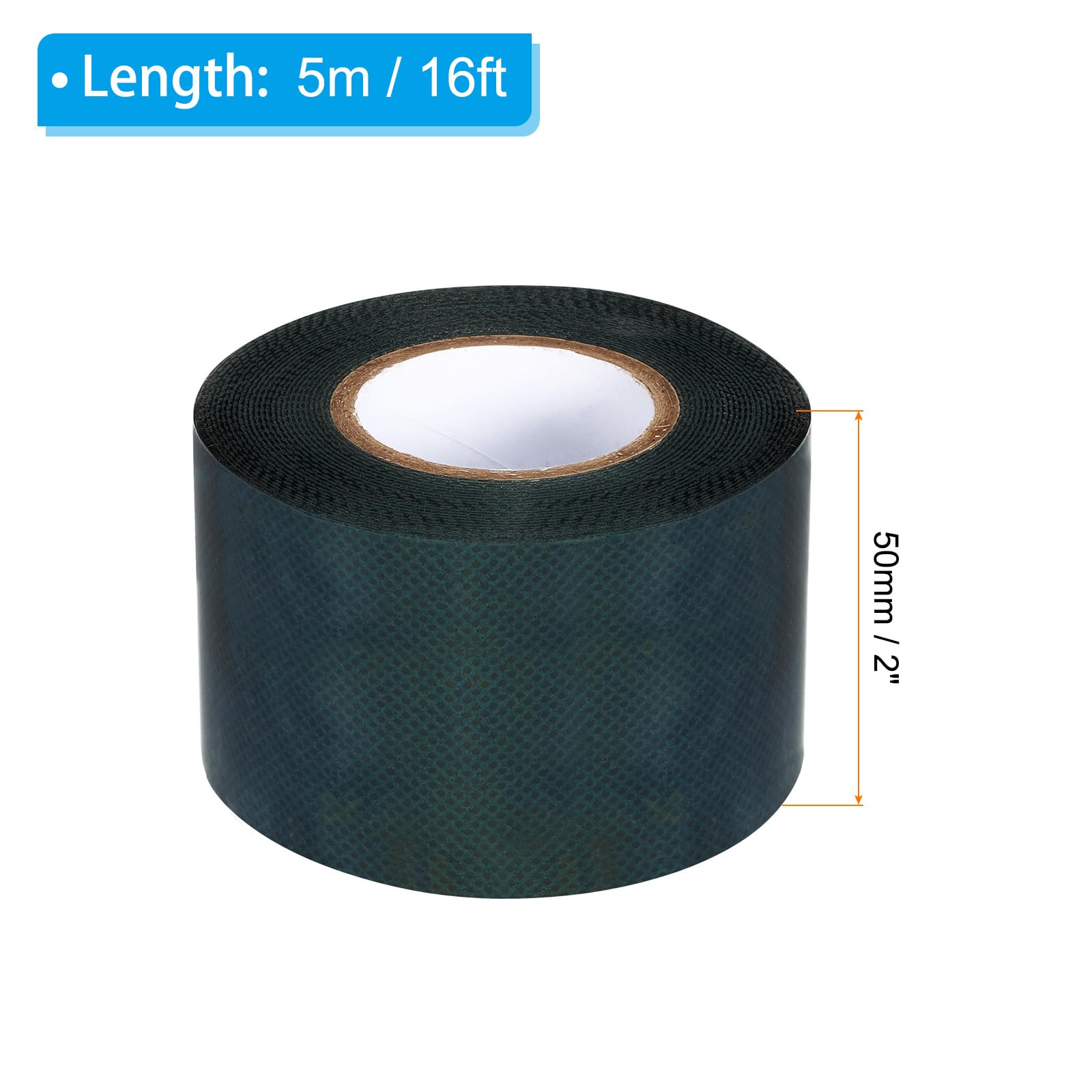 PATIKIL Gazon Ruban 2" x16 Ft, 4 Paquet Double Face Auto-Adhésif Adhésif Artificiel Herbe Couture Ruban pour Jardin Pelouse Jointage Intérieur Extérieur Moquette Tapis, Vert