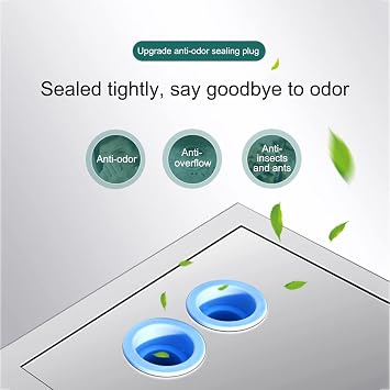 Stainless Steel Grease Trap Interceptor - Under Sink Grease Trap for Restaurant Kitchen - Commercial Grade Waste Oil-Water Separator - Removable Baffles - Ideal for Home & Factory Use