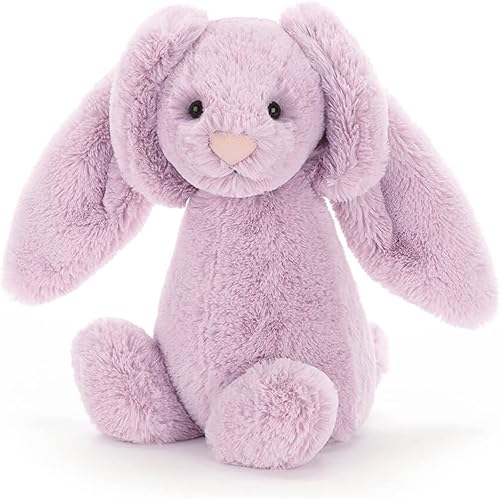 Miniatura 2 de Jellycat Peluche de conejo lila tupido mediano 12 pulgadas