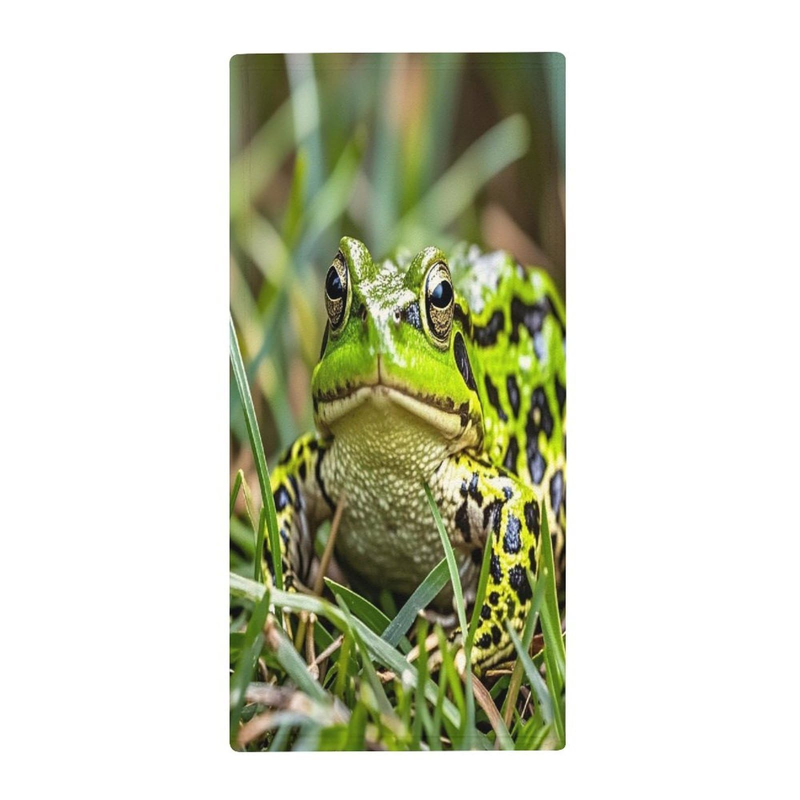 FekiLoot Frog Bath Towel Super Soft Highly Absorbent Bath Towel Fashion Quick Drying Bathroom Towel Soft Large Fingertip Towels for Bathroom Gym Travel Camp Pool