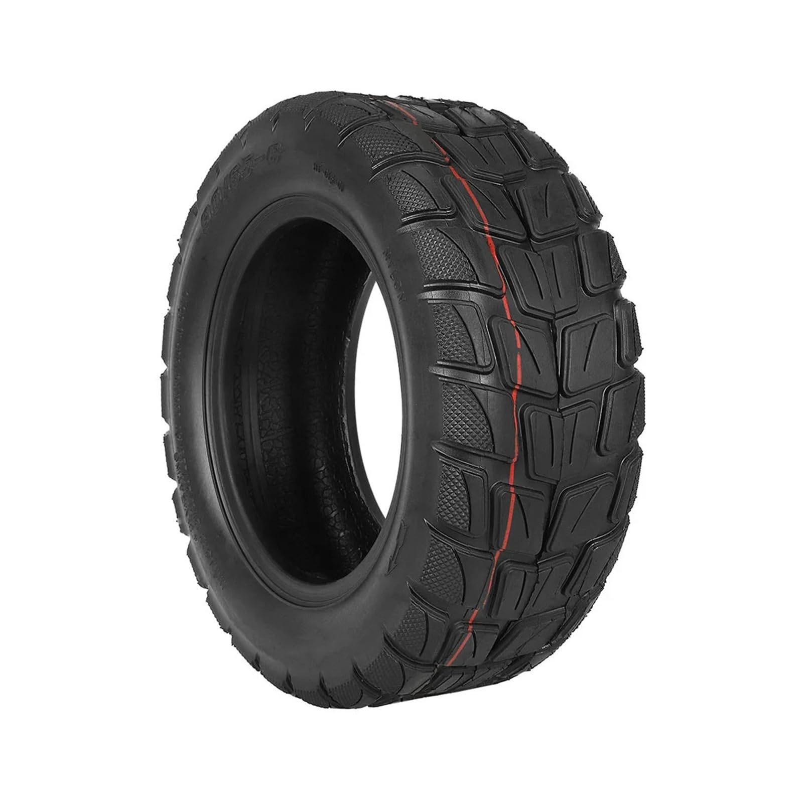 Ruedas de Repuesto,Neumáticos Scooter Eléctrico Neumático sin cámara 90/65-6, rueda, neumáticos de goma al vacío todoterreno, repuesto for accesorios patinete eléctrico, 1 ud