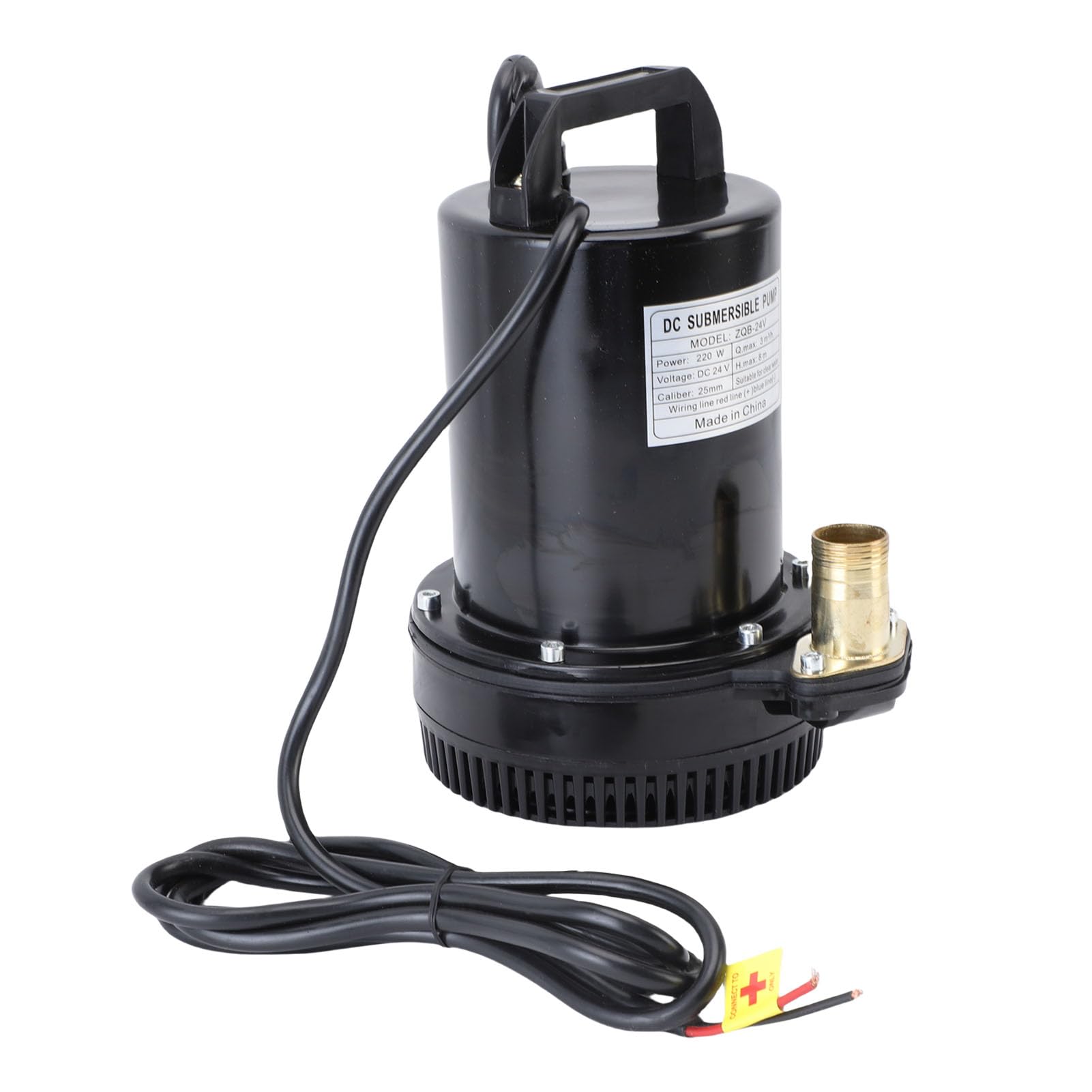 Bomba de Agua Sumergible de 220 W, Caudal de ³/h, Elevación de 26 Pies, Acero Inoxidable, bajo Nivel de Ruido, con Salida de 1 Pulgada, para Estanque, Acuario, Piscina Hidropónica, Jardín