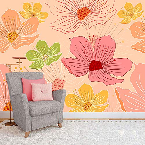All Decorative Wall Paper Floral Wallpaper Wall Sticker for Home Décor