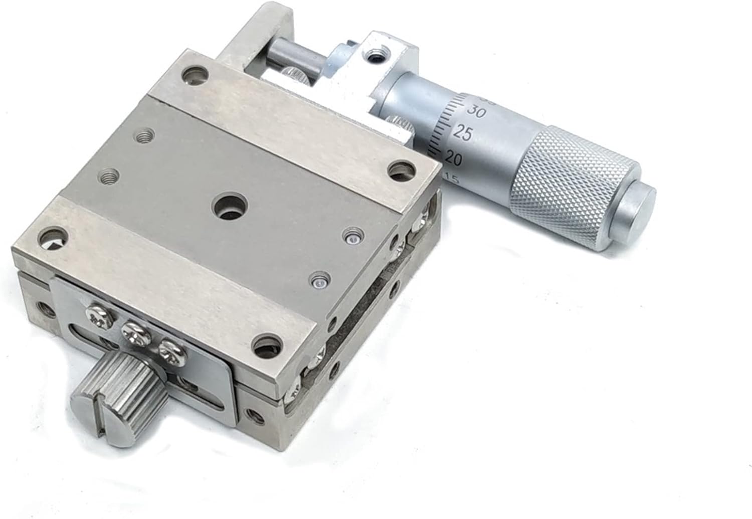 Roller Table X Axis 25 * 25mm LBX25-C LBX25-R LBX25-L Stainless Steel Sliding Table Manual Displacement Platform Linear Stage