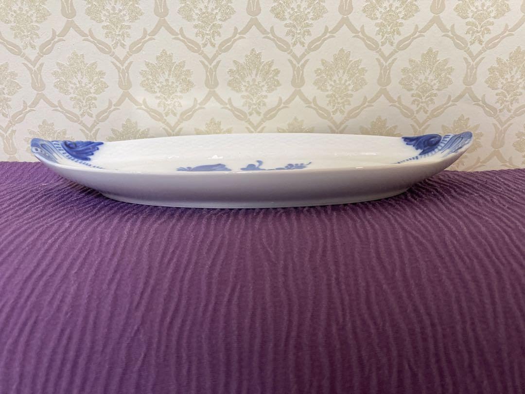 Amazon.co.jp: ロイヤルコペンハーゲン ブルーフラワー オーバルトレー