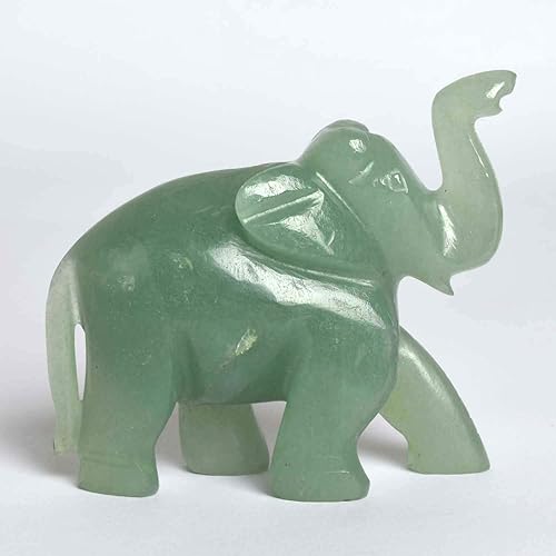 Miniatura 2 de GEMHUB Estatua de gema serpentina de aproximadamente 804.50 quilates para decoración del hogar, pieza de exhibición, figura de la suerte, estatua