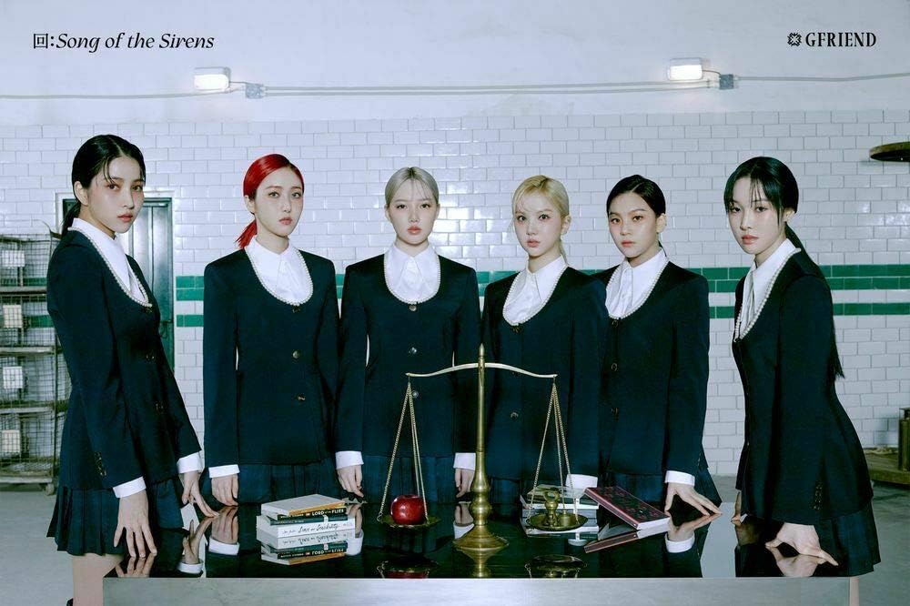 Gfriend '回:Song of The Sirens' 9th Mini Album Tilted Version CD+1p Poster+Pop-Up Outbox+60p PhotoBook+16p Mini Book+16p Folding Paper+2p Selfie+1p Lenticular Card+Message PhotoCard Set+Tracking Kpop