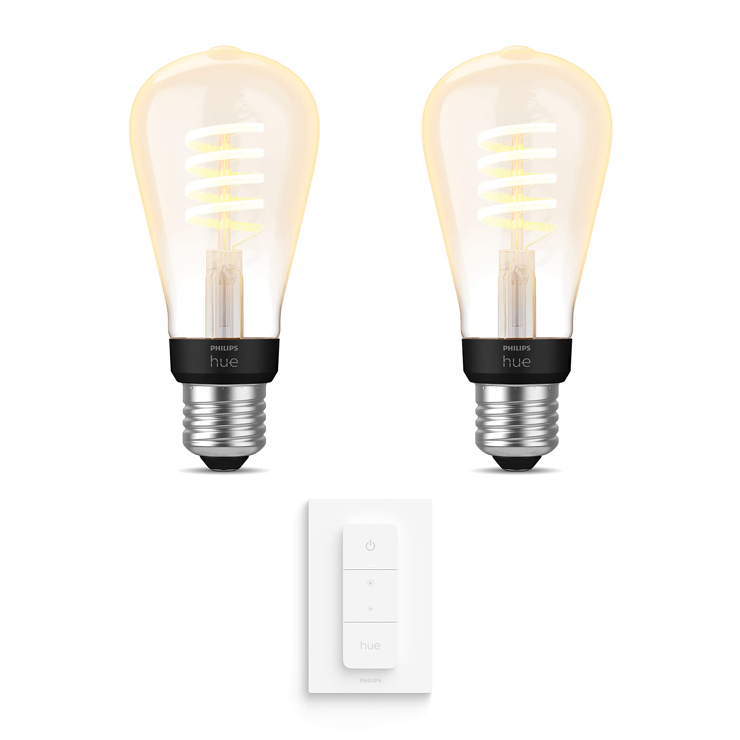 Philips Hue - E27-2x ampoules Edison (ST64) - Chaud/Froid