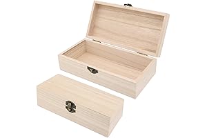 Exquisite Thin Wooden Boxes for Storage and Keepsakes