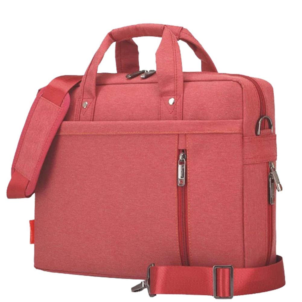 Sac à Main en Nylon Sacoche Porte Documents Serviettes Pochette pour Ordinateur Portable 13-17 Pouces