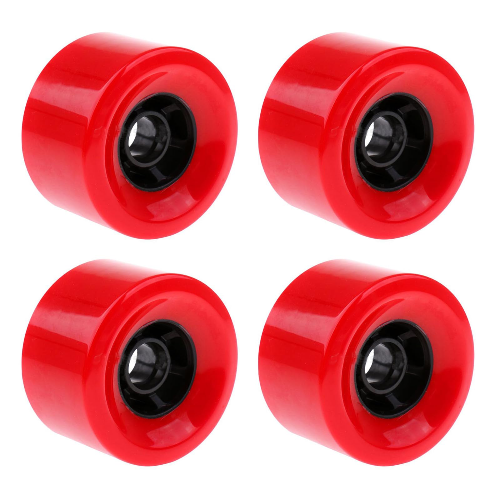 Roues de avec roulements, Roue à roulettes Souples pour Skateboards, Roues de Rechange en PU pour Skateboard
