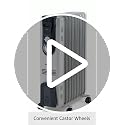 Image of Morphy Richards OFR Room Heater, 09 Fin 2000 Watts Oil Filled Room Heater , ISI Approved (OFR 9 Grey)