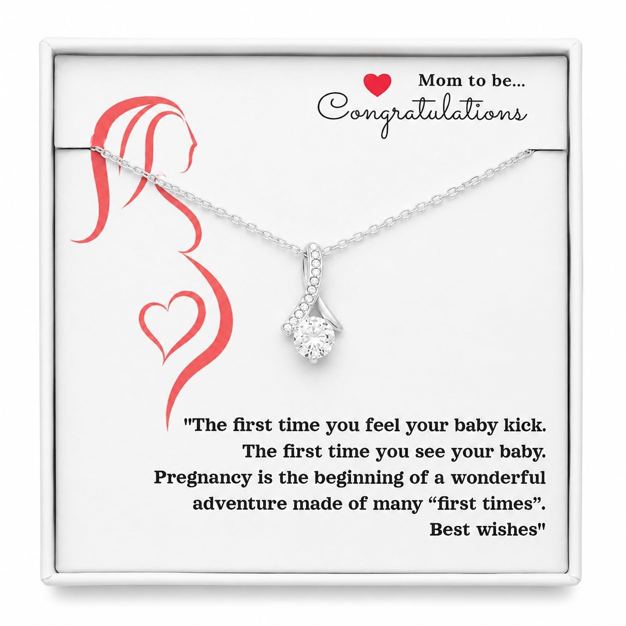 Special Silver Gift for Mom-to-be - 925 Sterling Silver Pendant | With Certificate of Authenticity and 925 Stamp-image-43