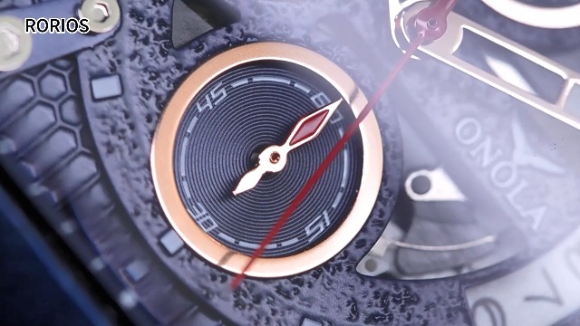 RORIOS Orologio Uomo Tonneau Multifunzionale - Cronografo Al Quarzo Con Cinturino In Silicone, Quadrante Grande 47mm, Luminoso E Calendario - Regalo Con Scatola Pelle - 3