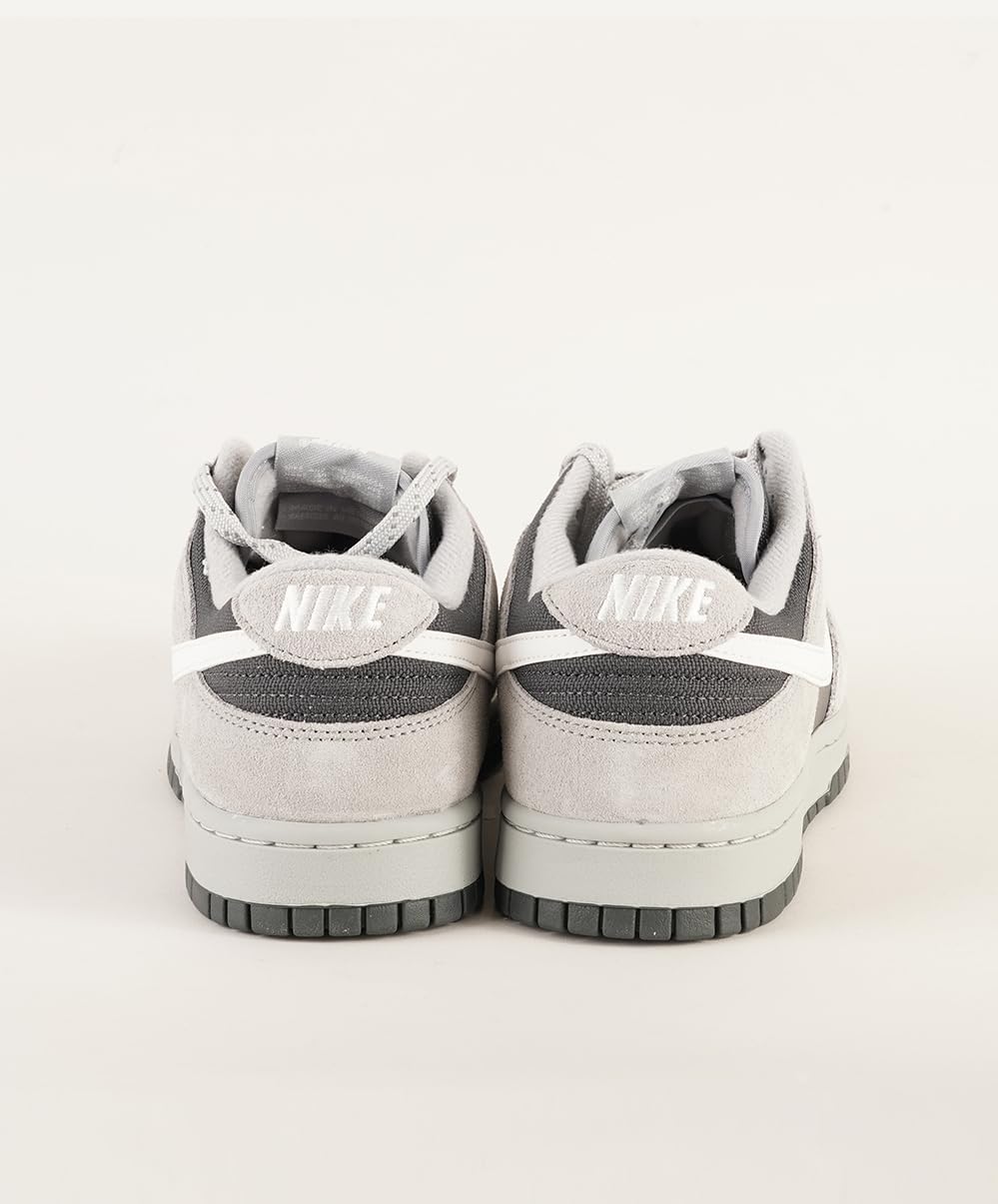 Nike Men's Dunk Low Retro Basketball Shoes, Lt Smoke Grey Summit White Anthracite, 10 US - Image 5