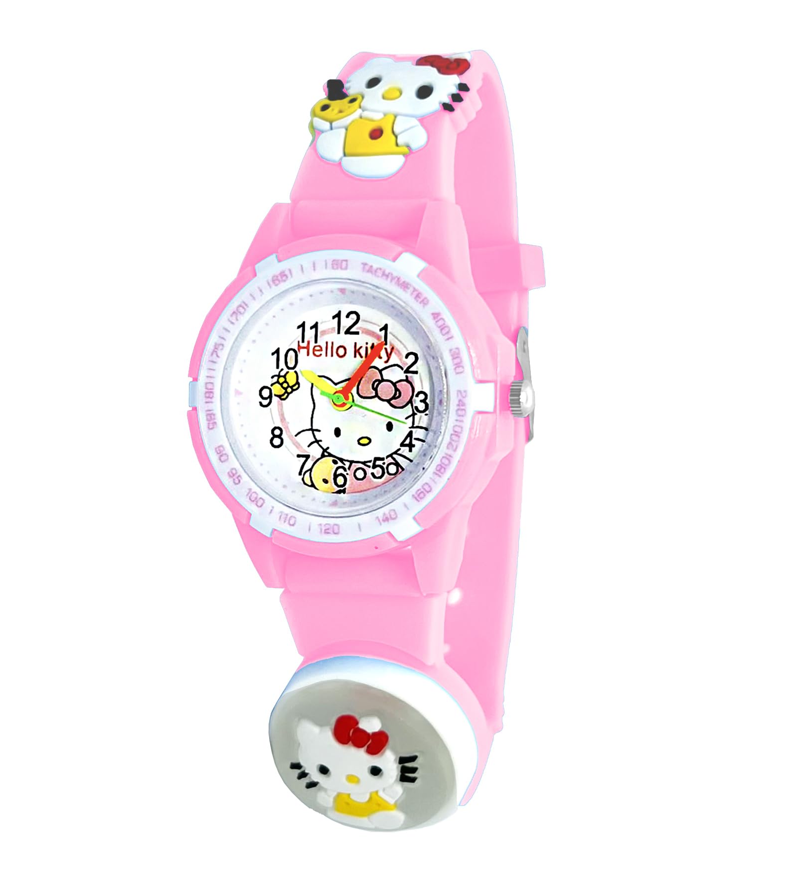 Time Up Analog Dial Hello Kitty Cartoon Printed Kids Wristwatch for Girls (Age:3-10 Years) -RBT-HK-X (Kitty-Pink) (B0CZDZJ2KN) Amazon Price History, Amazon Price Tracker