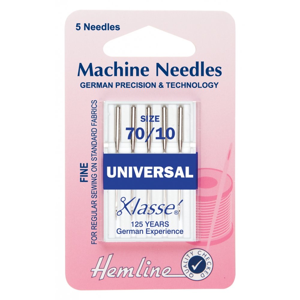 Hemline Sewing Machine Needles X 5/6/10. Ballpoint, Stretch, Universal, Jeans, Quilt. Size 6 - Image 2