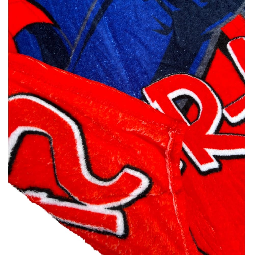Marvel Spiderman Chenille Blanket for Children 140 x 90 cm 100% Polyester, Red, 90 x 140 cm - Image 2