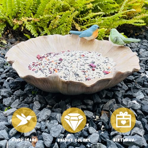 Alimentador de banho de pássaros para jardim ao ar livre alimentador de pássaros para banho de pássa