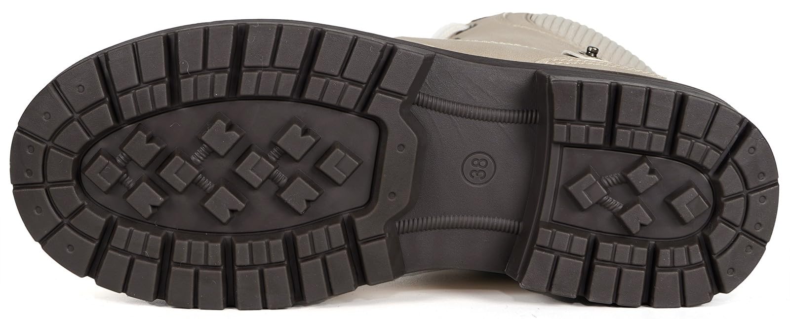 Eagsouni Winterschuhe Herren Damen | Wasserdicht, rutschfest, Kunstleder, Winter