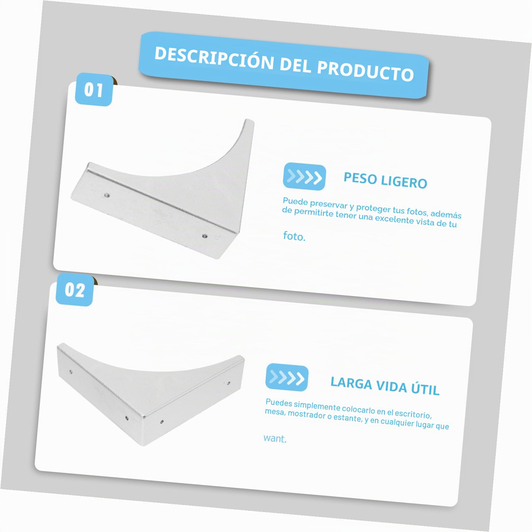 Housoutil 8 Piezas Protector De Esquinas En Forma De l Protectores De Esquina para Bebés Protector De Esquina para Muebles Plata Esquina Cubre La Seguridad del Bebé Armario Blindaje Bronce