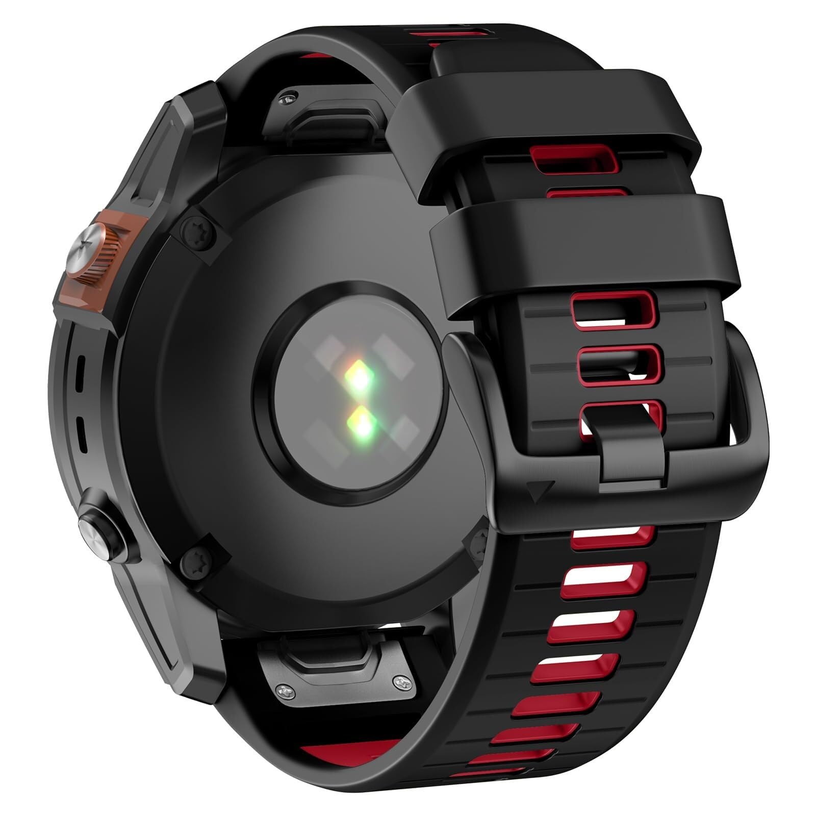 Pasek do zegarka Garmin Fenix 7 Pro / Fenix 7 / Fenix 6 / Fenix 6 Pro / Fenix 5 / Epix Pro 47 mm, 22 mm, silikonowy pasek zastępczy QuickFit do Garmin Forerunner 965 / 955 / 945 / 935