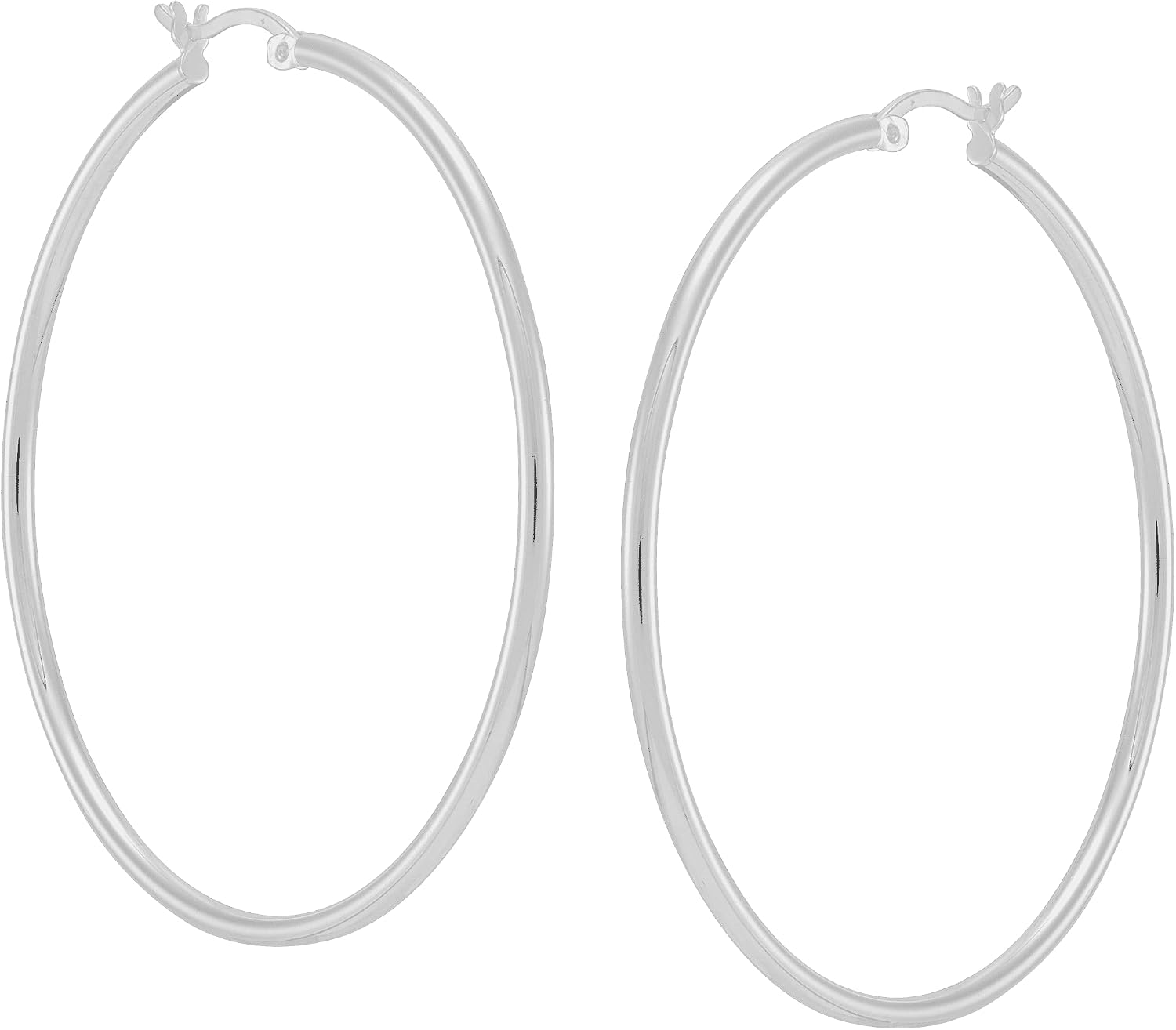 Silpada 'Mirrored Dreams' Hoop Earrings in Sterling Silver