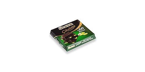 Miniatura 7 de Ulker Butun Antep Fistikli Bitter Cikolata - Chocolate negro con pistachos enteros, paquete de 6 unidades