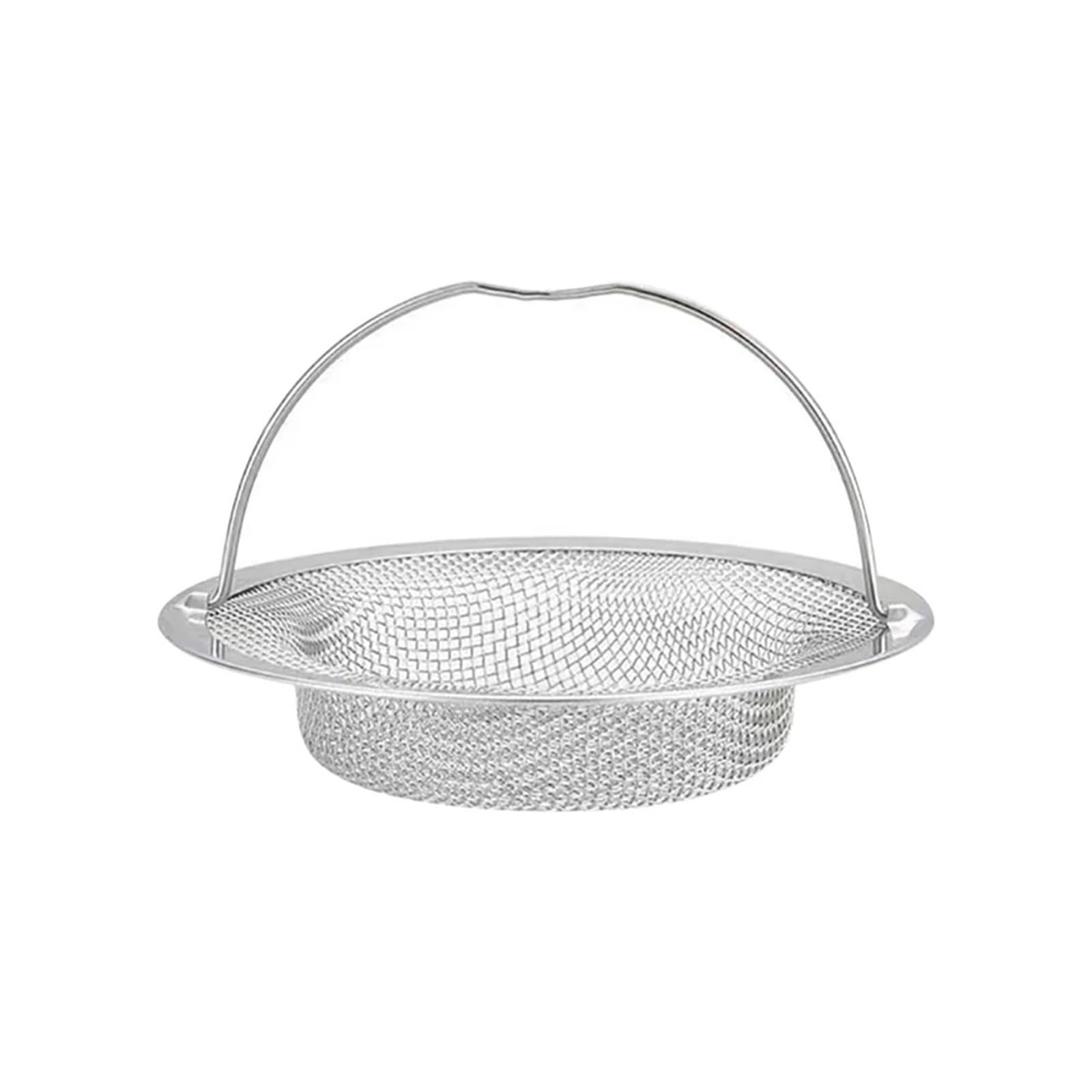 Baynopurin One Color Sink Strainer Waste 5Pcs Stainless Steel Sink Filter