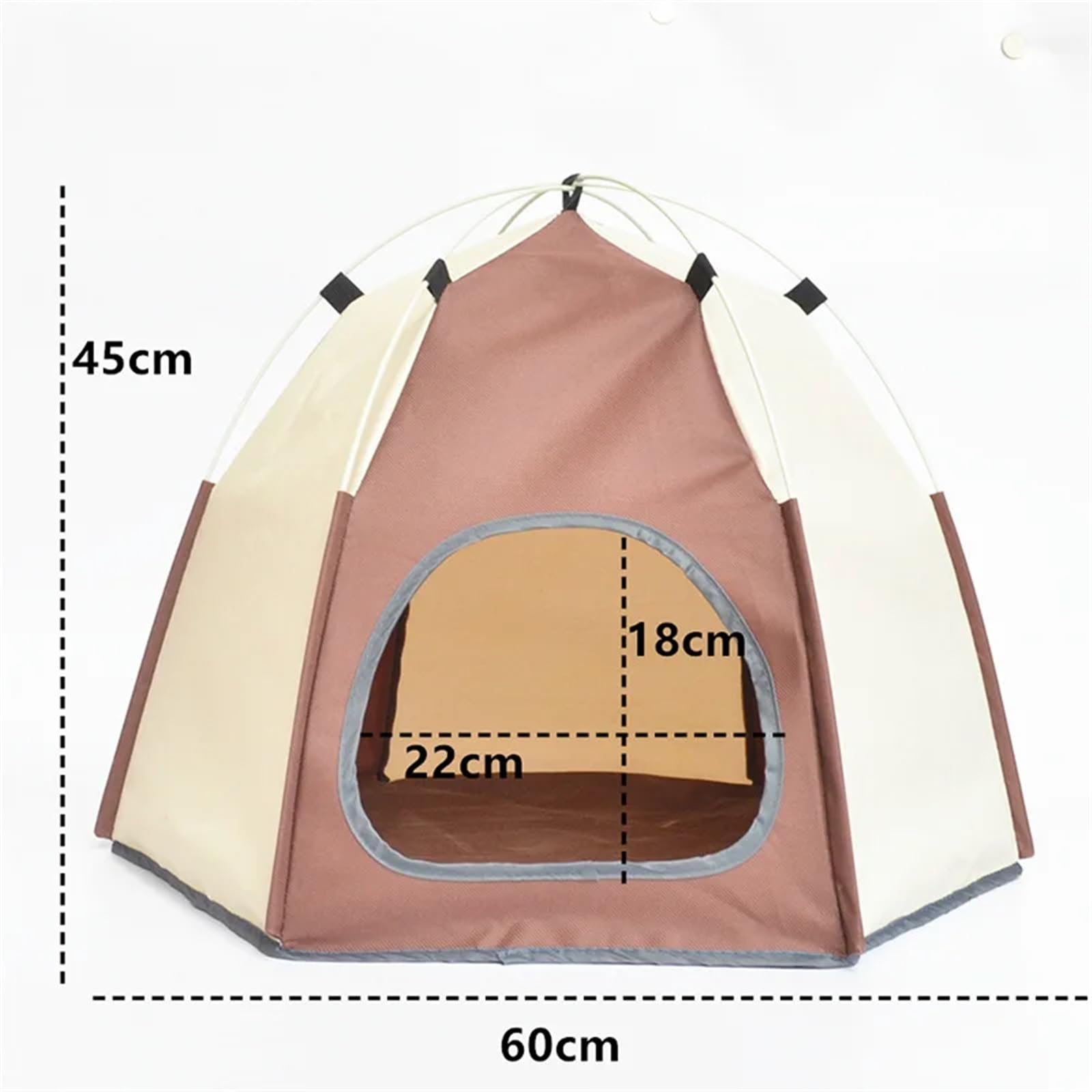 Tentpour animaux de compagnie Tente pliable portable for animaux de compagnie, niche for chien, chat, chiot, clôture facile à utiliser, 6 angles, maison d'extérieur for grands chiens, étanche à la plu