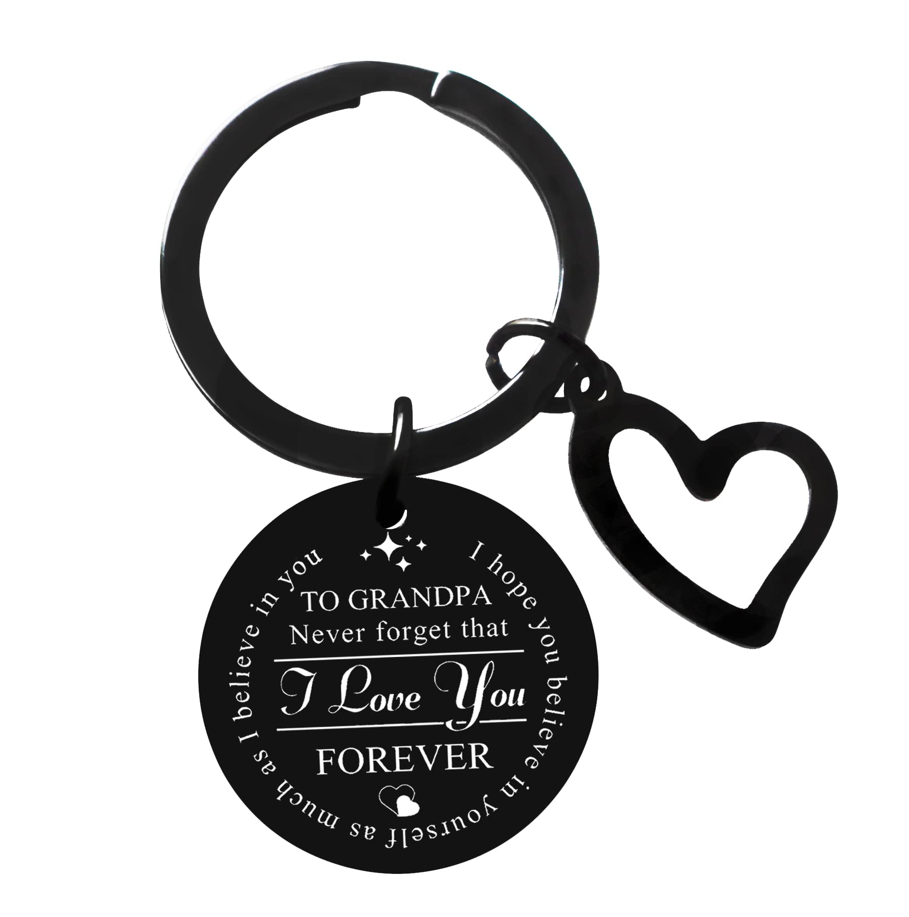 BESPMOSP Grandpa Gifts Grandad Inspirational Gifts Christmas Gifts Grandpa Gifts From Grandchildren Grandpa Father’s Day Gifts Birthday Gifts Grandpa keyring