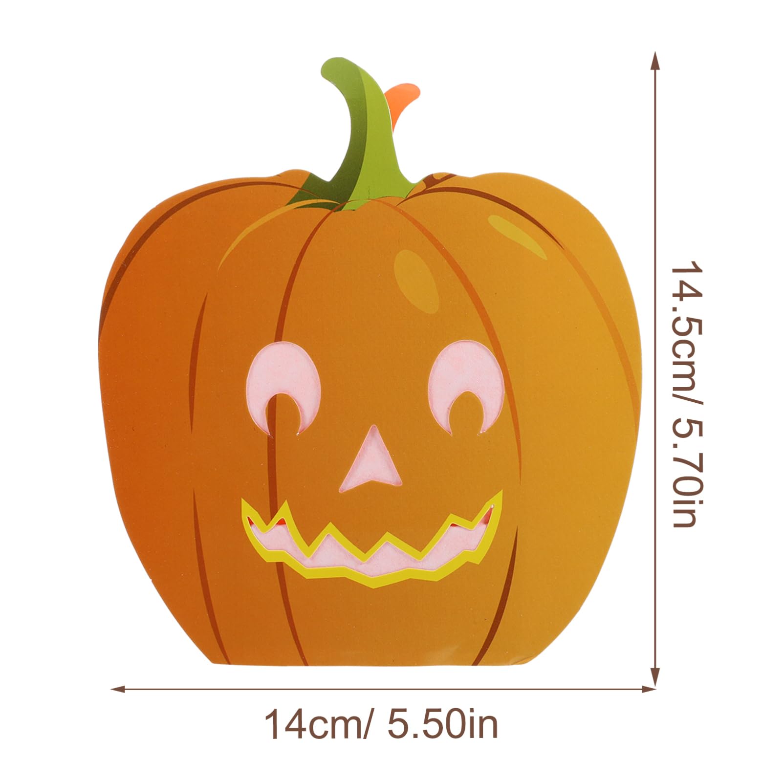 FUNOMOCYA Candle Lantern Pumpkin Bag Halloween Party Bags Flame Resistant Led Tea Lights Home Decor