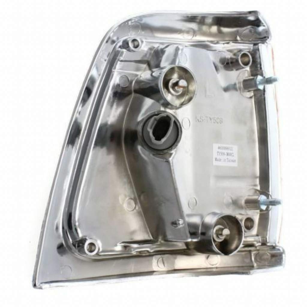For 1989-1991 Toyota Pickup Park/Clearance Light Driver Side TO2520122 2WD; standard; Chrome | 81620-89177