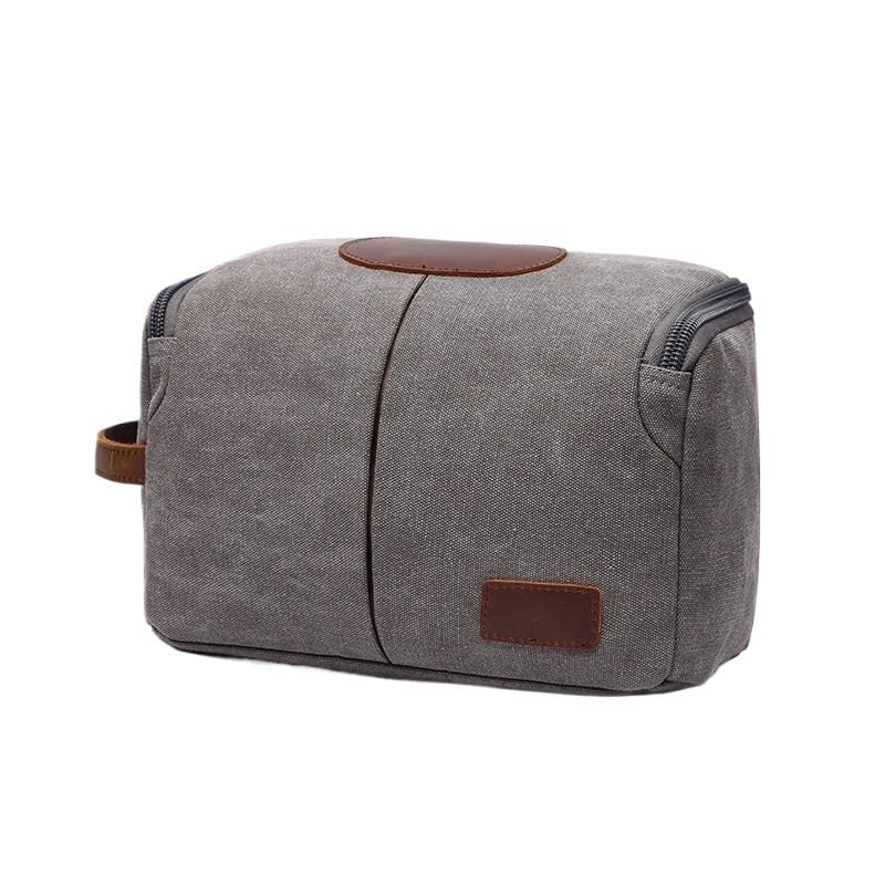 Neceser Maquillaje Bolsa de artículos tocador, Bolsa Maquillaje portátil Viaje, Gran Capacidad, Almacenamiento Multifuncional Simple, Bolso(Noir)
